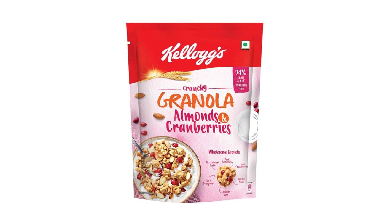 kellogg's granola almond and cranberry review