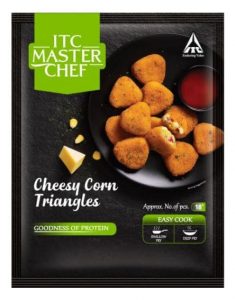 itc master chef cheesy corn triangle