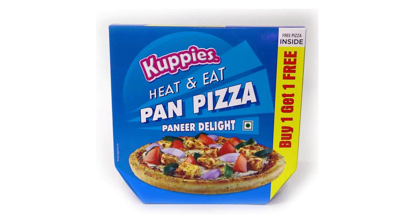first impressions of kuppies paneer delight pan pizza