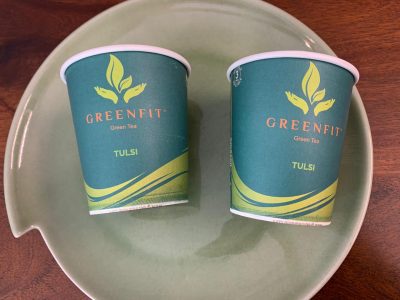 greenfit tulsi green tea cups review