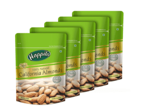 Happilo 100% Natural California Dried Almonds
