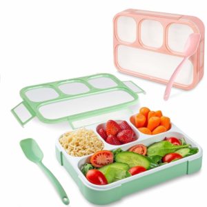 Milton MILTON Bento Lunch Box Set - 3 MICROWAVEABLE Stainless Steel Meal  Prep Containers, Food Storage Boxes w/Leak Proof Lids For