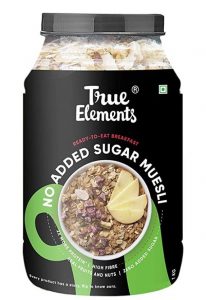 no added sugar muesli from true elements
