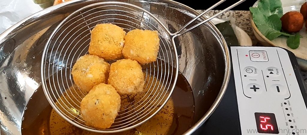 deep frying on induction