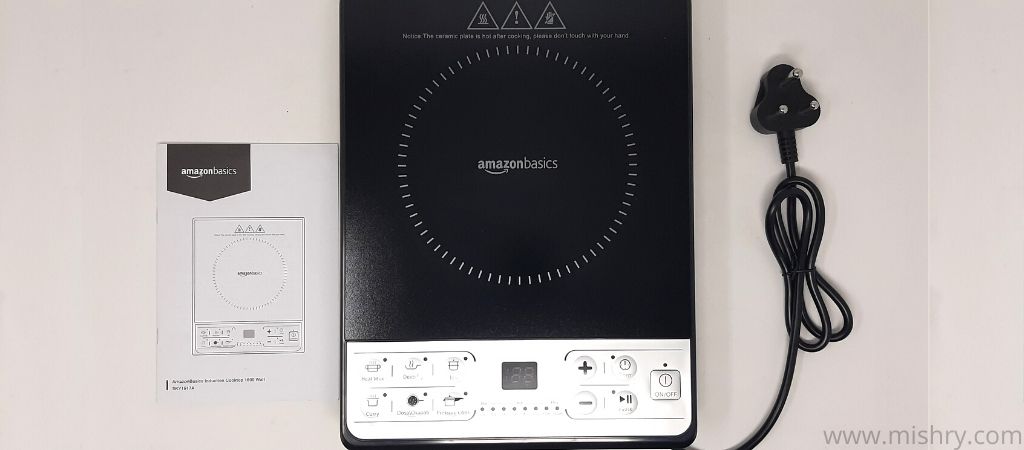 amazon induction cooktop with user manual