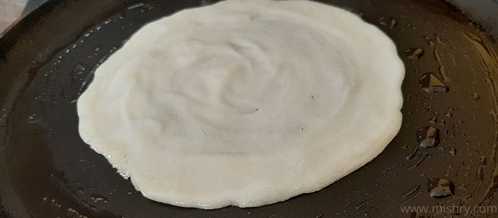 dosa being made from tops plain dosa instant mix