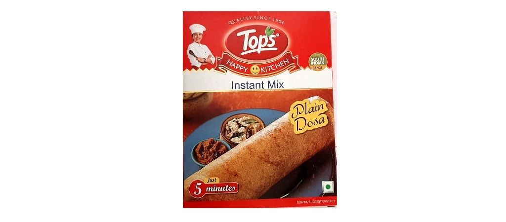 tops plain dosa instant mix