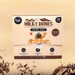 hye foods milky dunes camel milk powder bourbon chocolate flavor