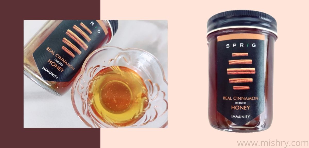sprig real cinnamon imbued honey review