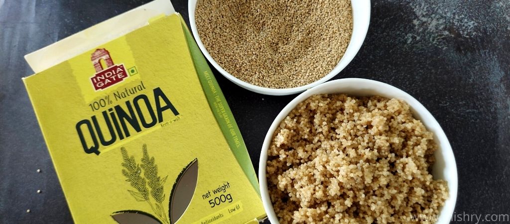 closer look at india gate quinoa