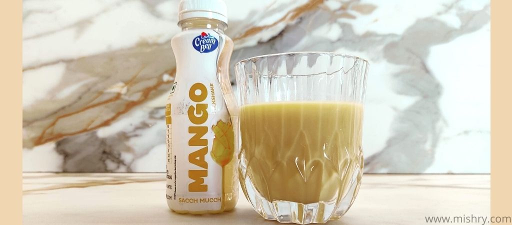 cream bell sacch mucch mango milkshake taste test