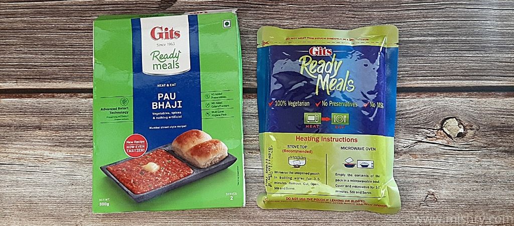 gits pau bhaji packaging