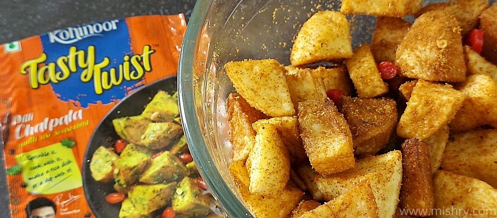 kohinoor tasty twist dilli chatpata aloo chat taste test