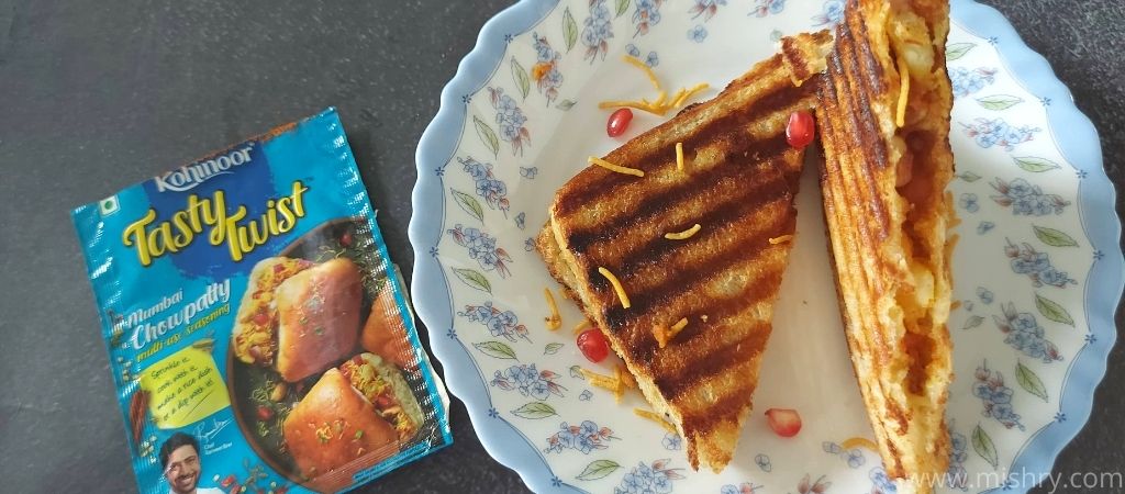 kohinoor tasty twist mumbai chowpatty potato toastie