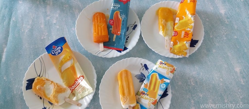 mango duet ice cream brands taste test