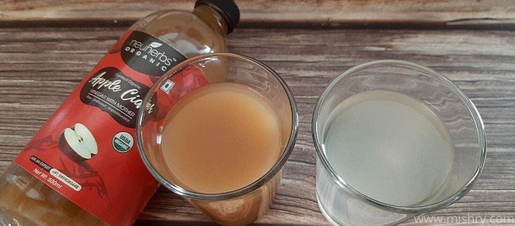 neuherbs organic apple cider vinegar taste test