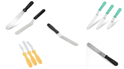 offset spatulas for smooth cakes