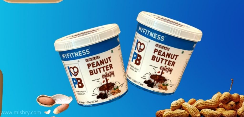 two containers of peanut butter chocolate crispy variant