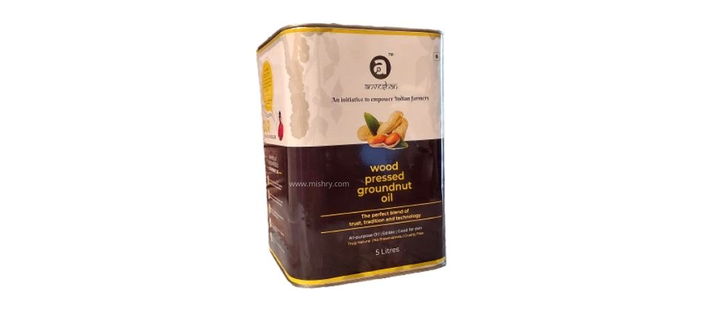 anveshan groundnut oil packaging