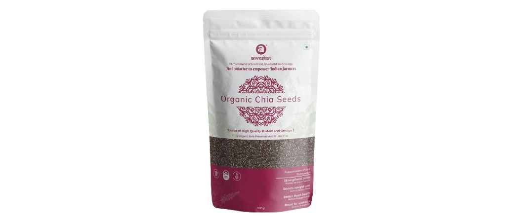 anveshan organic chia seeds packaging