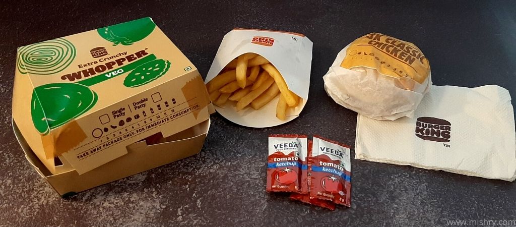 burger king ordered items