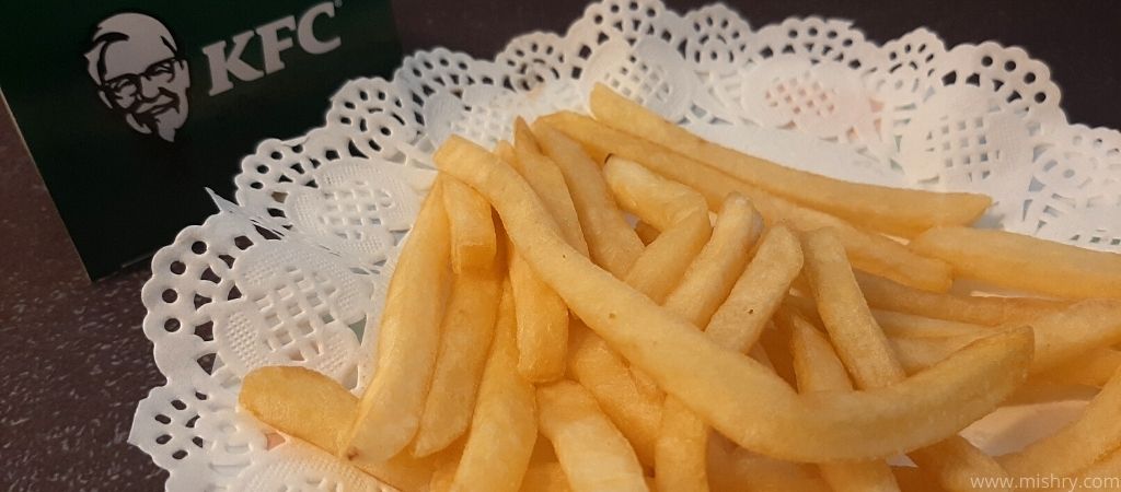closer look at kfc fries