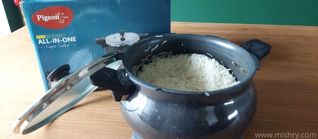 cooking rice in pigeon all in one ceramic super cooker multipurpose lids