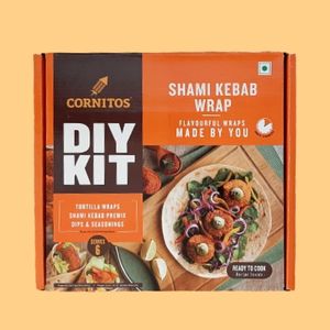 cornitos diy shami kebab wrap