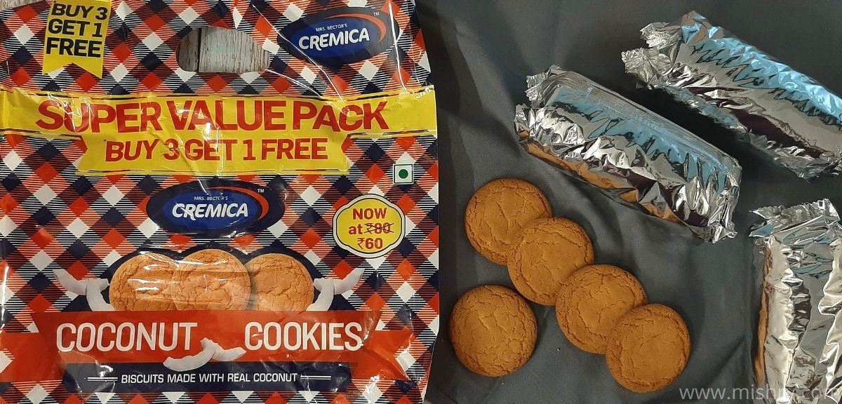 cremica coconut cookies review