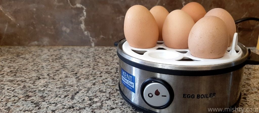kent instant egg boiler capacity