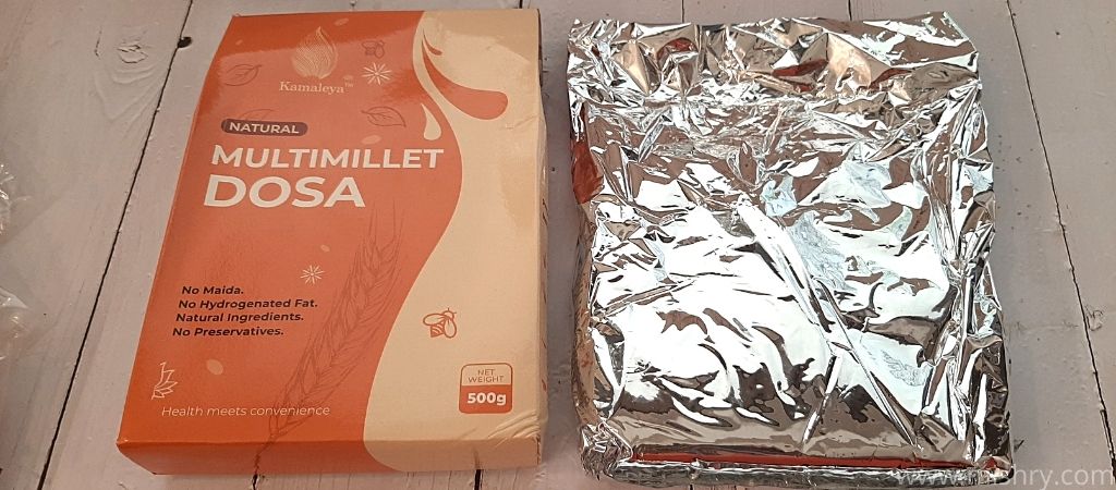 multi millet dosa packaging