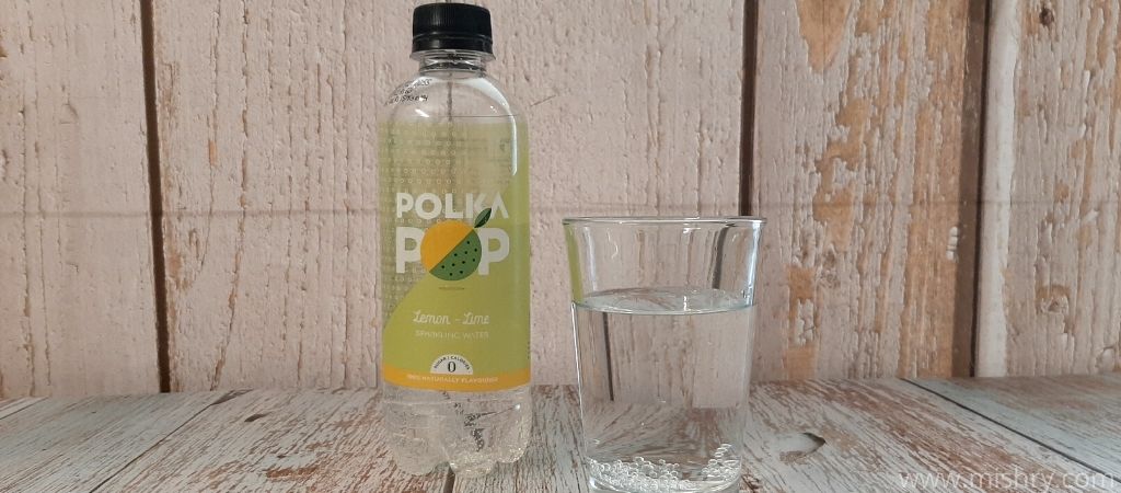 polka pop sparkling water lemon lime contents