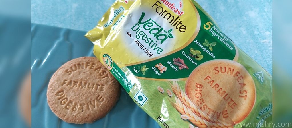 sunfeast farmlite veda digestive biscuit review