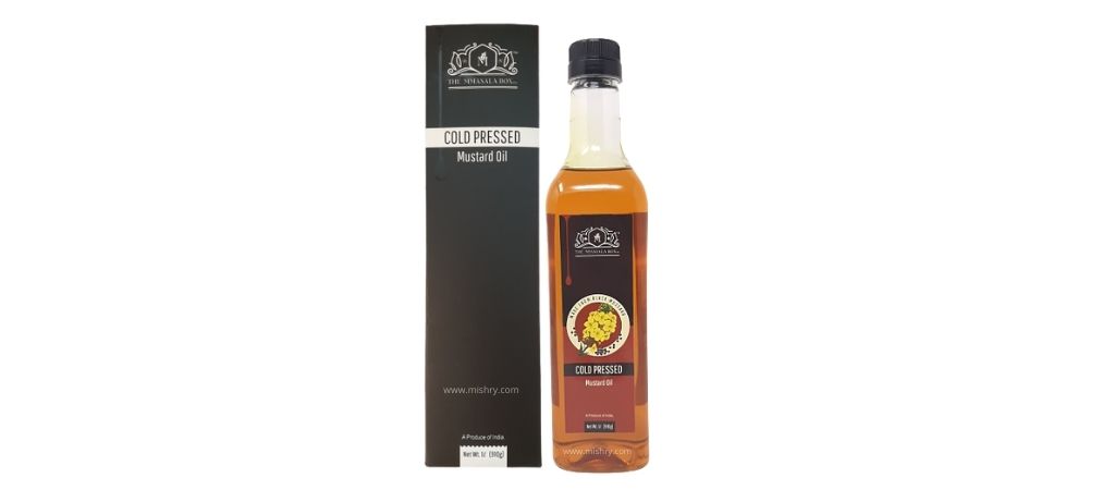 the mmasala box cold pressed mustard oil packaging