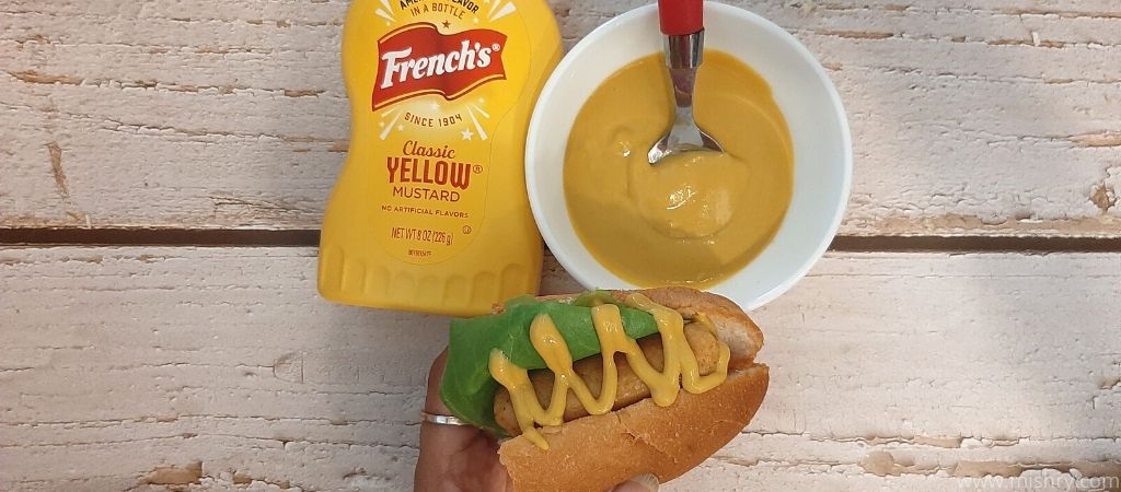 french’s yellow mustard hot dog tasting