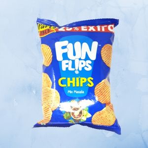 fun flips mix masala chips