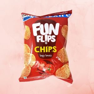 fun flips tangy tomato chips