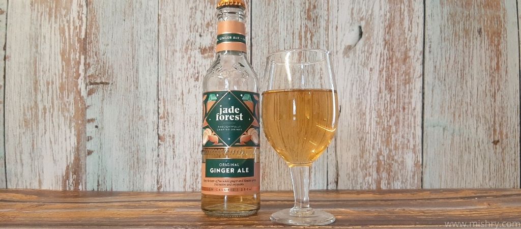 jade forest original ginger ale in a glass