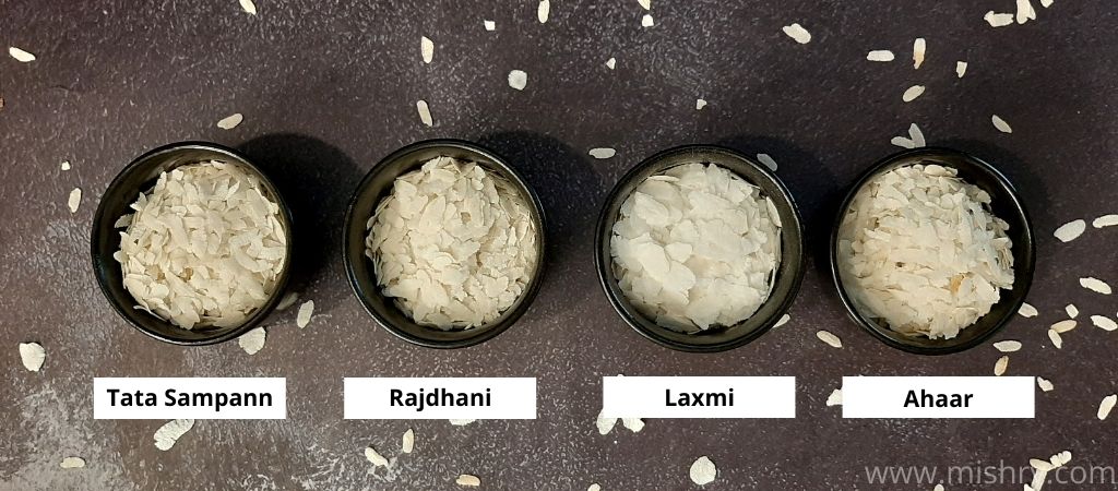 poha brands reviewed variants in bowl