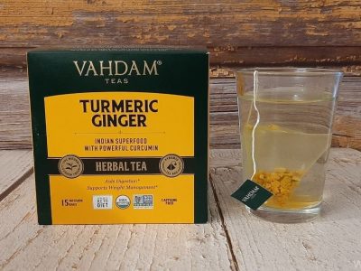 vahdam turmeric ginger herbal tea review