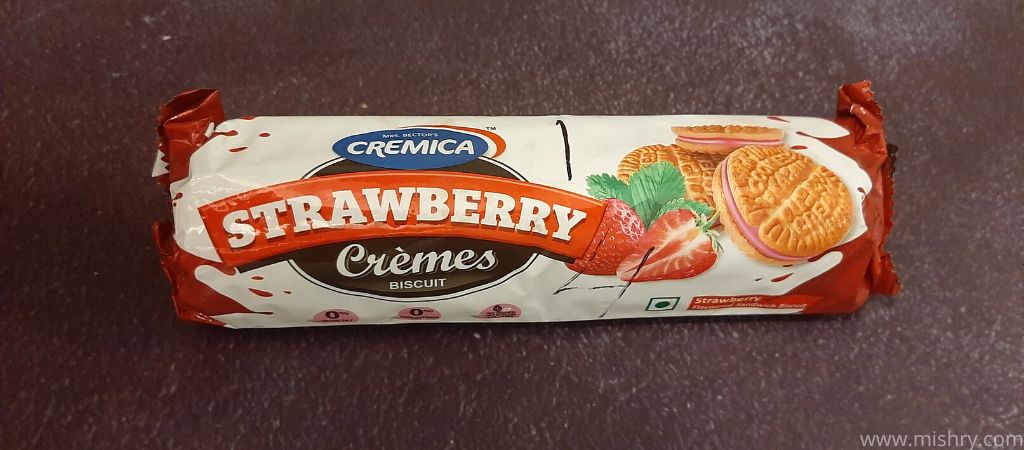 cremica strawberry cremes biscuit packaging