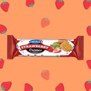 mrs bectors cremica strawberry cremes biscuit