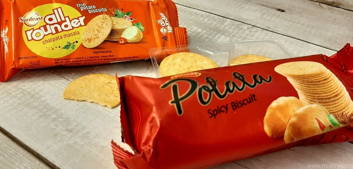 pran spicy vs sunfeast all rounder potato biscuits review