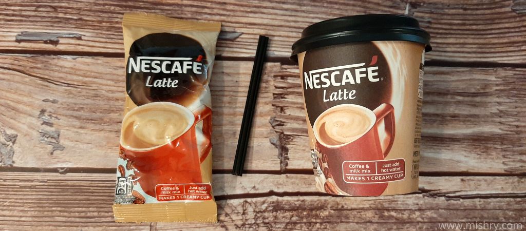 nescafe latte coffee sachet