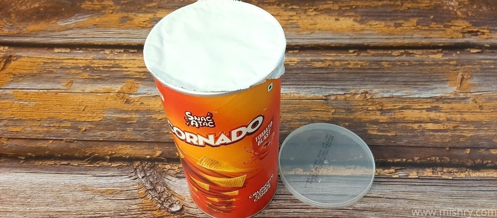 snac atac cornado tomato blast packaging