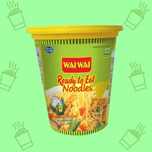 wai wai ready to eat noodles pure vegetarian flavour