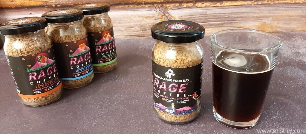 black coffee test for rage coffee original flavor