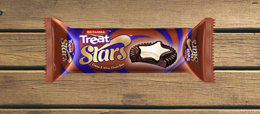 britannia treat stars creme & milk choco duo biscuits review
