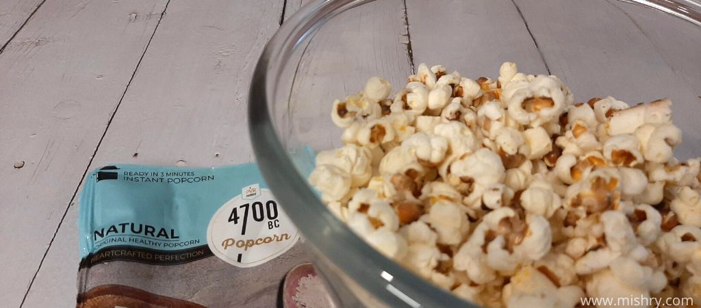 closer look at 4700 bc instant natural popcorn