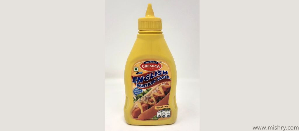 cremica english mustard sauce packaging